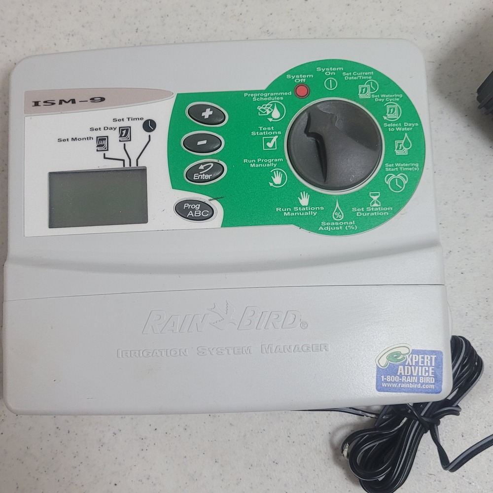 Rain Bird ISM-9 Irrigation System Manager 9 Station Sprinkler Timer Controller - Picture 3 of 7